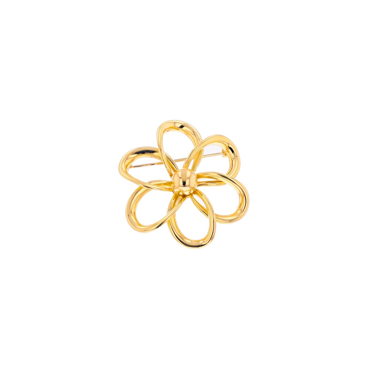 Broche Fleur Nacrée Vintage - Accessoire Élégant Et Rétro