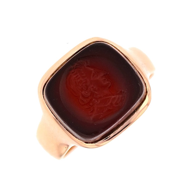 Bague pierre fine en or rose Bague pierre fine en or rose