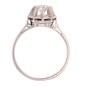 Solitaire diamant 0.43 carat en or blanc