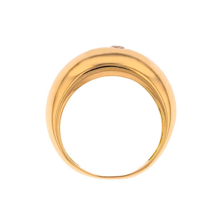 Solitaire diamant 0.15 carat en or jaune Solitaire diamant 0.15 carat en or jaune