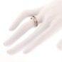 Solitaire diamant 0.40 carat en or blanc