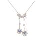 collier or gris saphir et diamant(s)