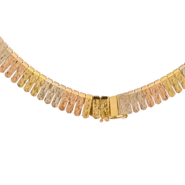 Collier or jaune, rose,... Collier or jaune, rose,...