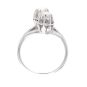Bague or gris diamant (s) 