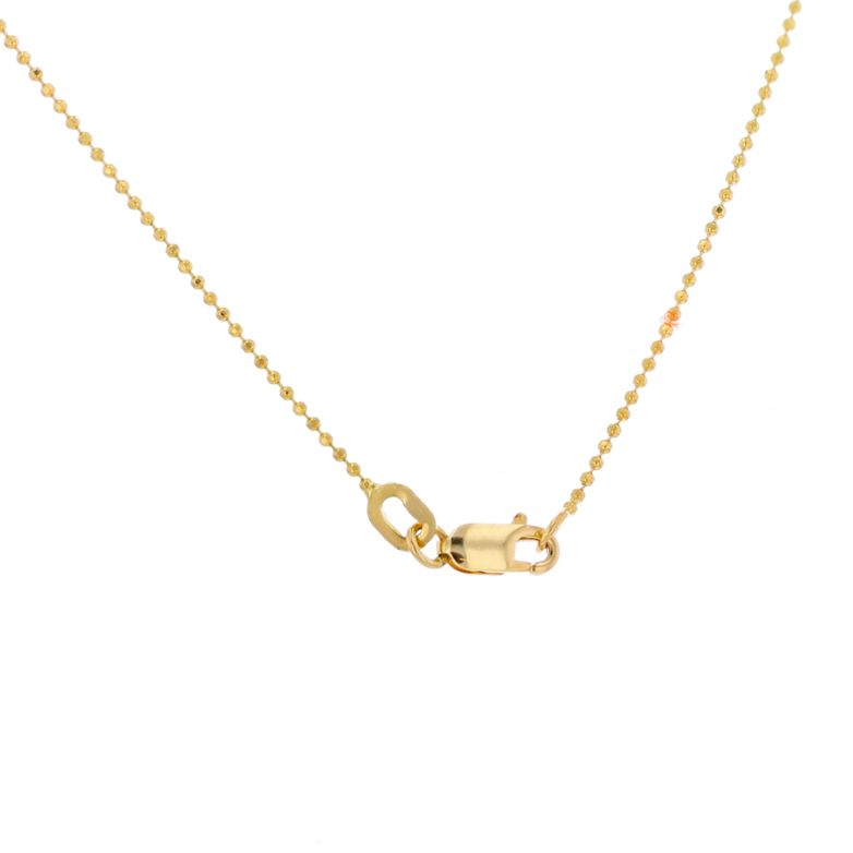 Collier maille boules or jaune Collier maille boules or jaune