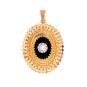 Pendentif or jaune diamant,P.fine