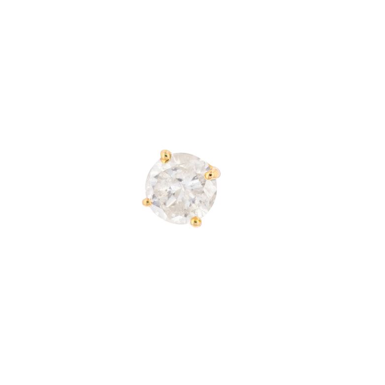 Boucles d'oreilles or jaune diamant (s) Boucles d'oreilles or jaune diamant (s)