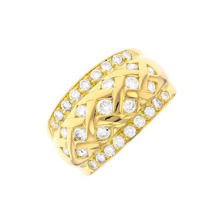 Bague or jaune diamant (s)