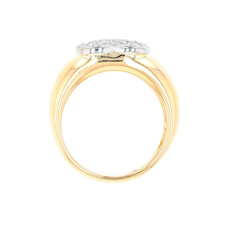 Bague or bicolore diamant (s) Bague or bicolore diamant (s)