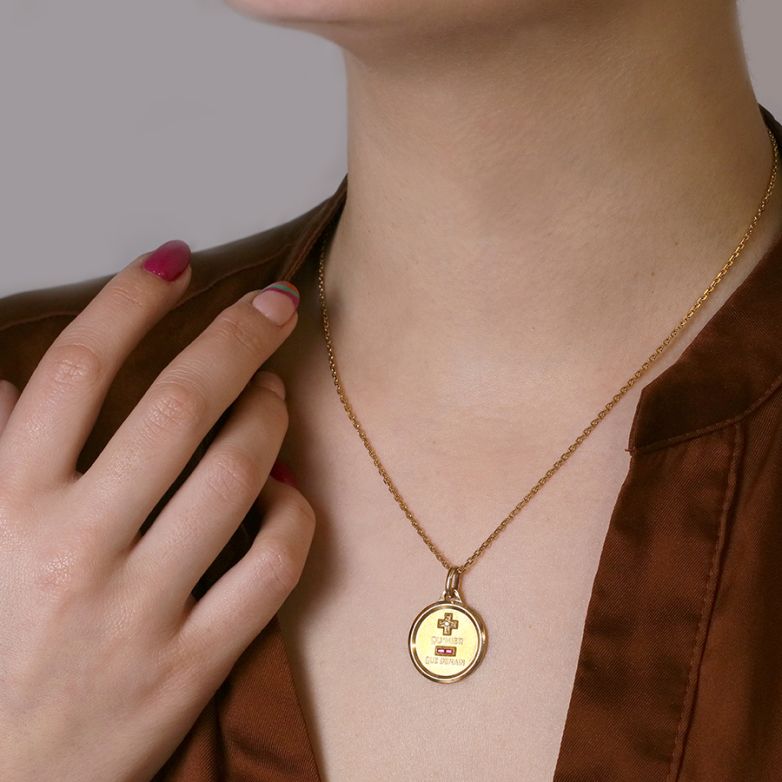 médaille or jaune médaille or jaune
