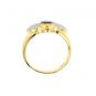 Bague or jaune saphir et diamant(s) 