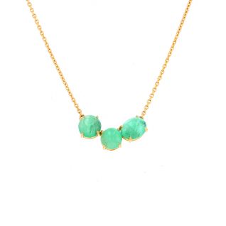 collier or jaune Emeraude