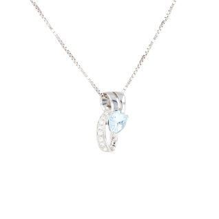 collier or gris diamant,P.fine