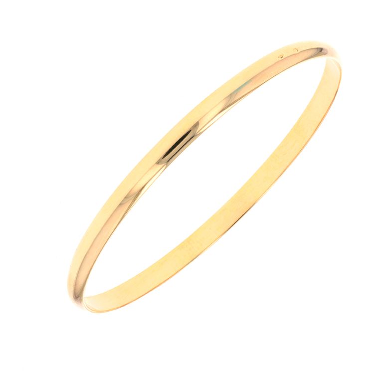 Bracelet Jonc Rigide or jaune