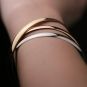 Bracelet or jaune, rose, blanc 