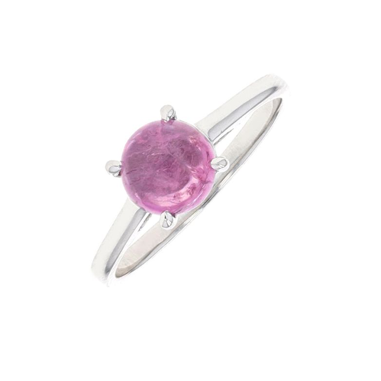 Bague or gris Saphir Bague or gris Saphir
