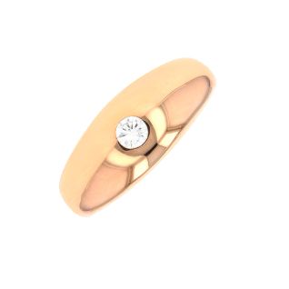 Bague or jaune diamant (s)