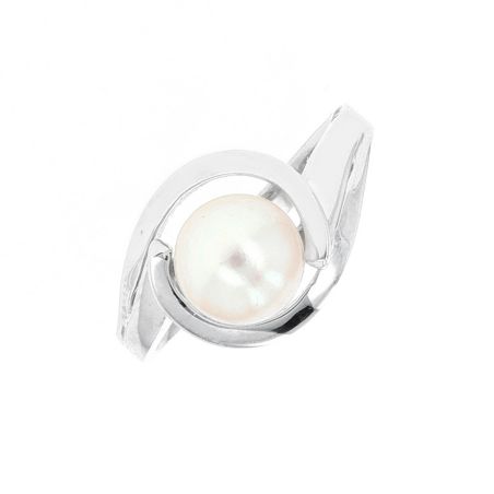 Bague or gris Perle