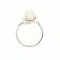 Bague or gris Perle 