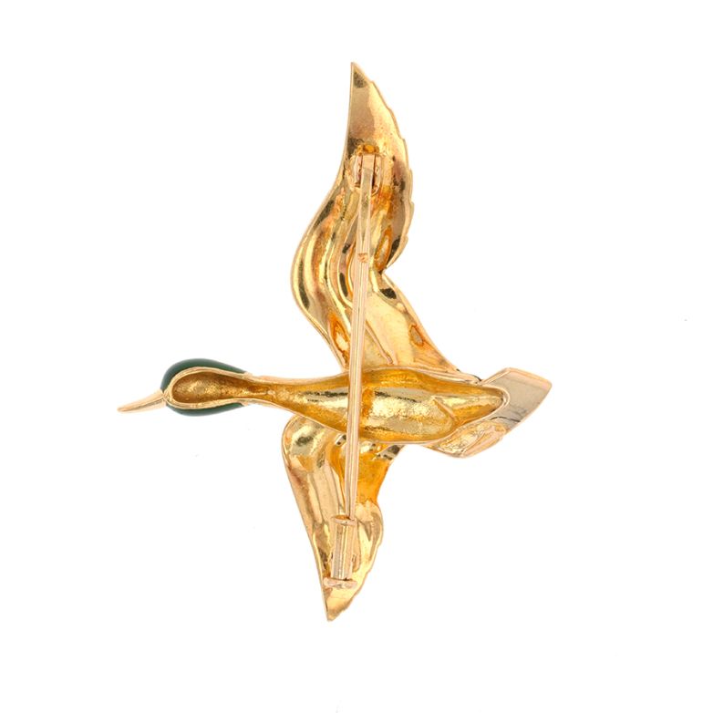 Broche or jaune Vintage Broche or jaune Vintage