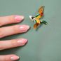 Broche or jaune Vintage 