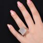 Bague or bicolore diamant (s) 