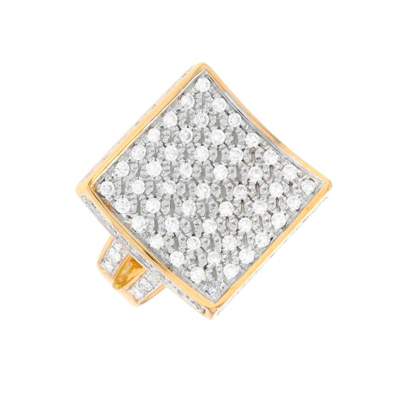 Bague or bicolore diamant (s)