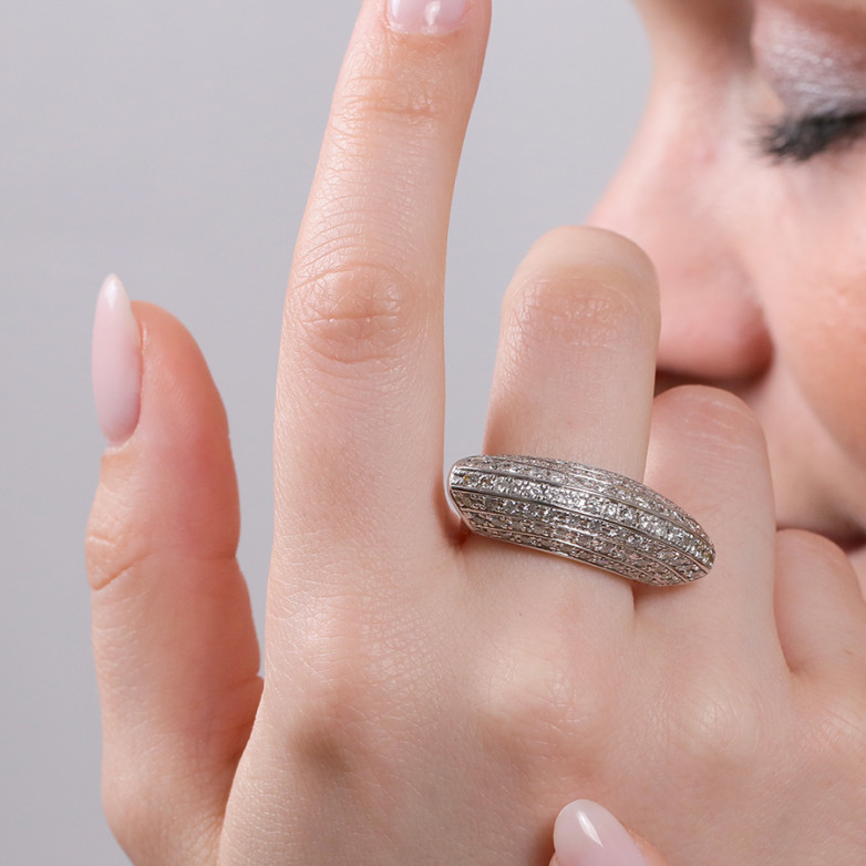 Bague diamants 1.36 carat...