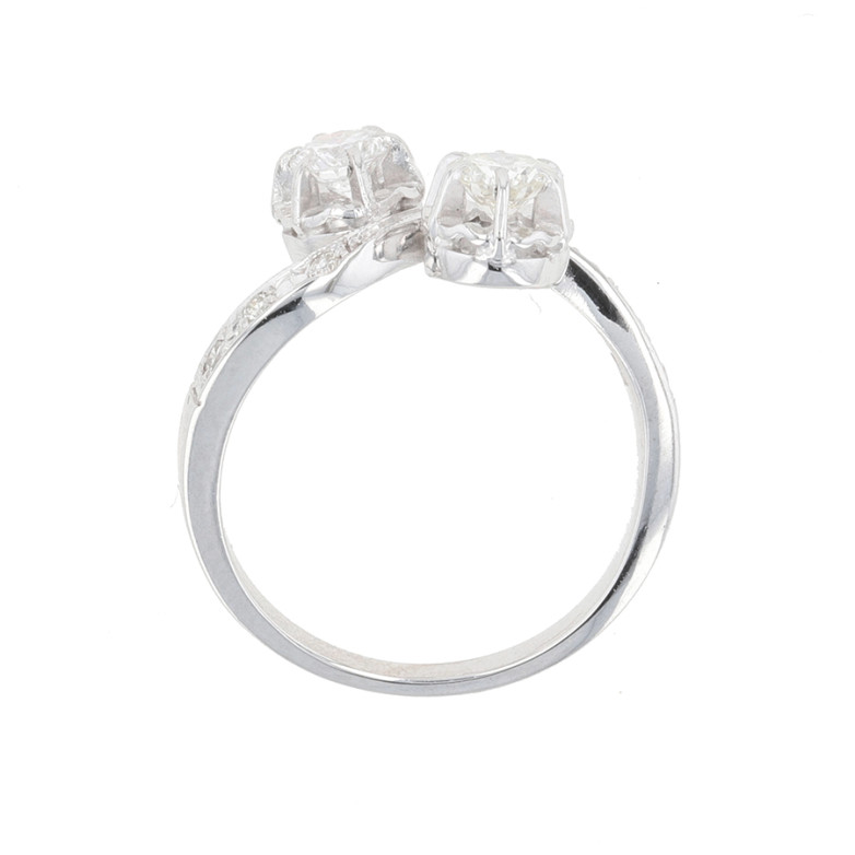 Bague Toi & Moi diamants...