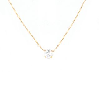 Collier or jaune diamant (s) 