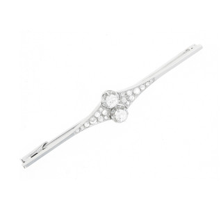 Broche ancienne diamants...