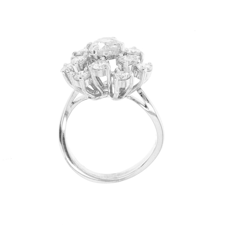 Bague marguerite diamants...