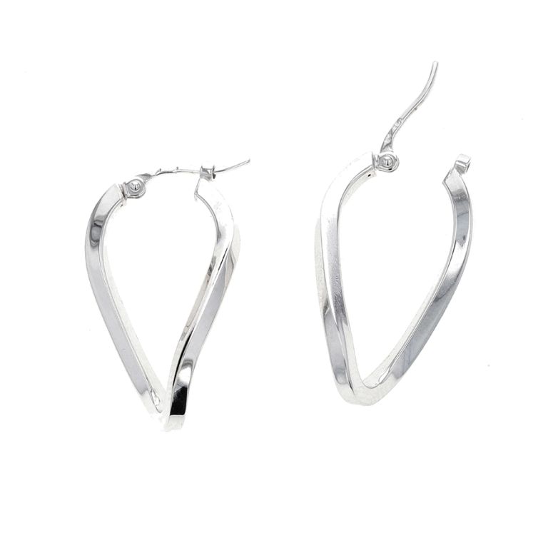 Boucles d'oreilles or gris Boucles d'oreilles or gris