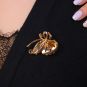 Broche or jaune 