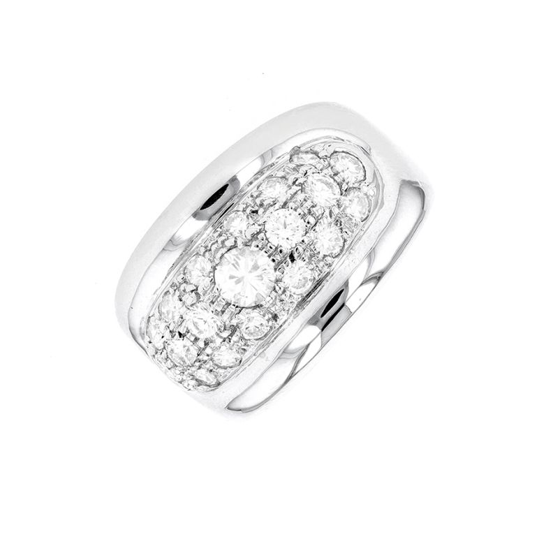Bague or gris diamant (s)