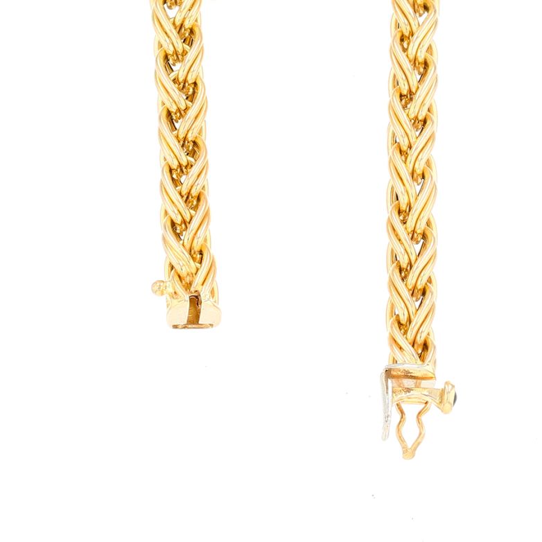 collier or jaune 