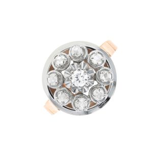 Bague or jaune diamant (s)
