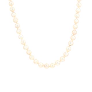 collier 2 ors diamant et perle