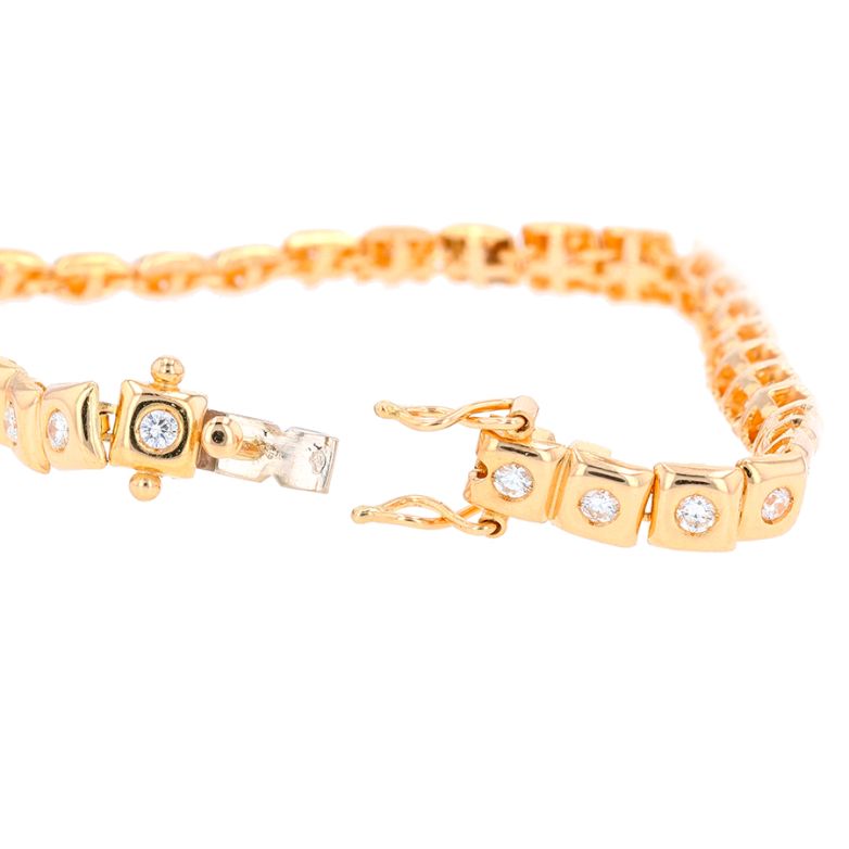 Bracelet or jaune diamant (s) Bracelet or jaune diamant (s)