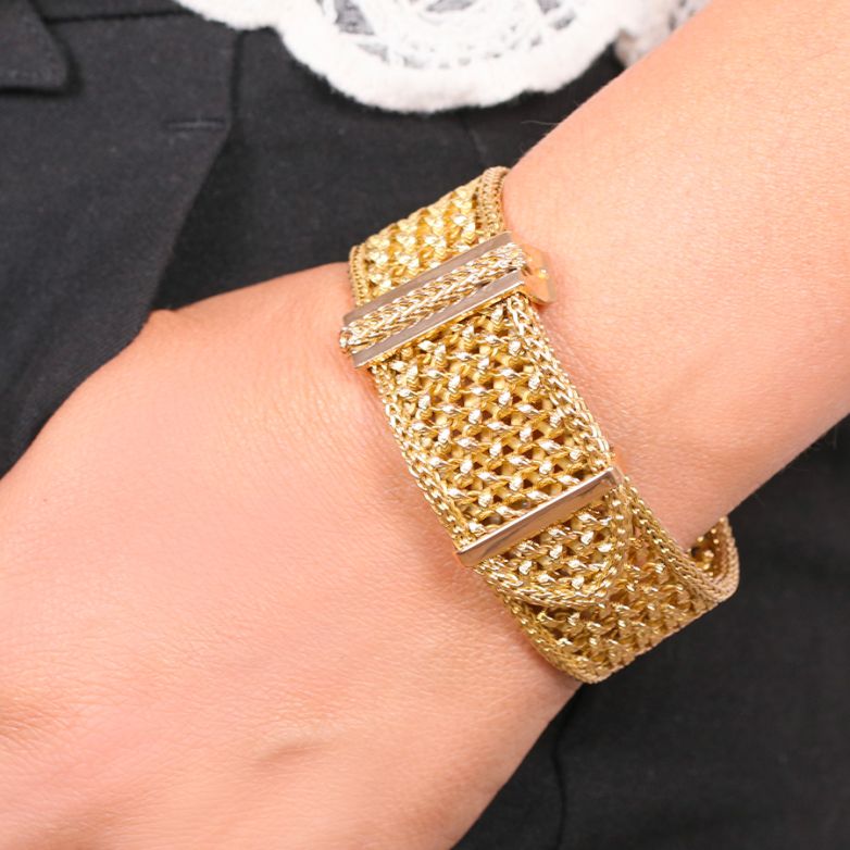 Bracelet or jaune Vintage Bracelet or jaune Vintage