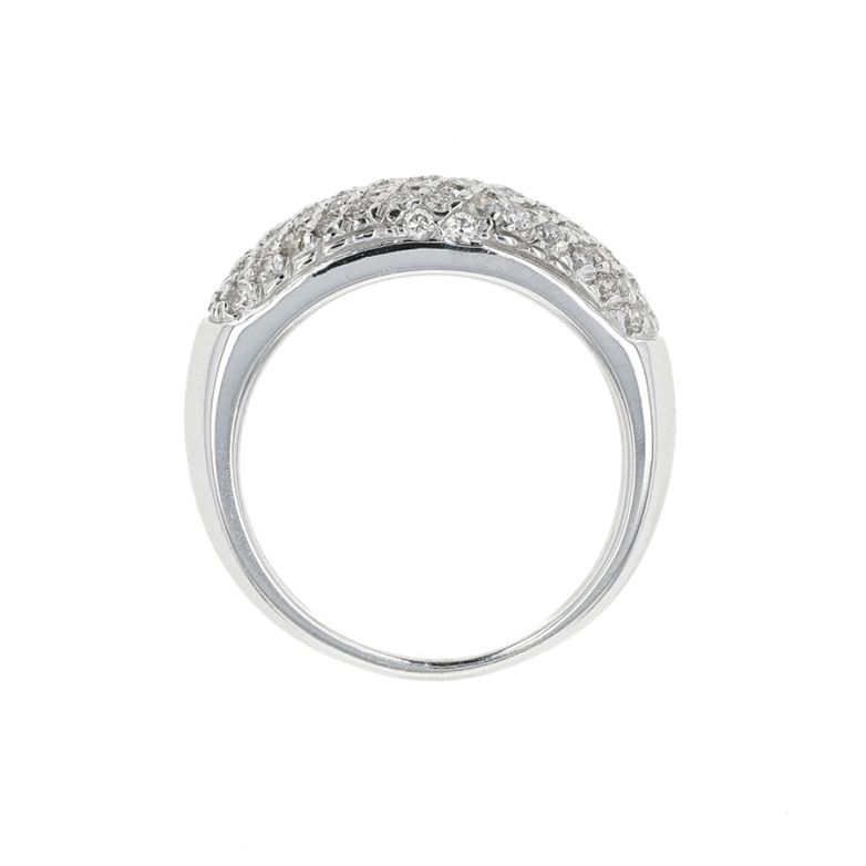 Bague or gris diamant (s) 