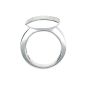Bague or gris diamant (s) signé 