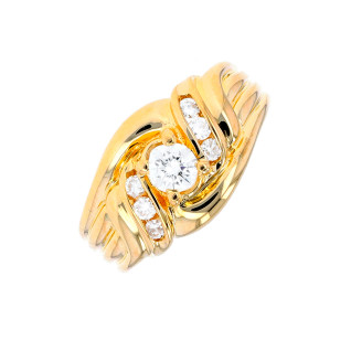 Bague diamants 0.53 carat...