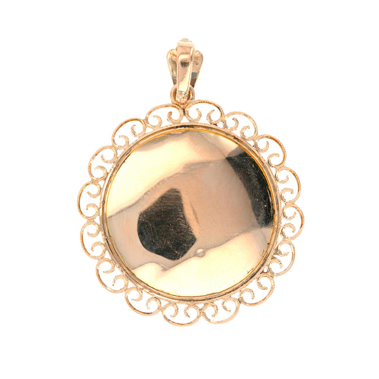 Pendentif vintage onyx et... Pendentif vintage onyx et...