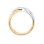 Bague or bicolore diamant (s) 