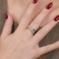 Bague or bicolore diamant (s) 