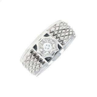 Bague or gris diamant (s) Vintage