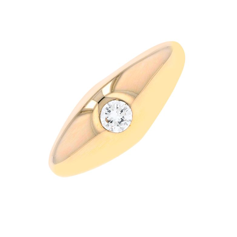 Bague or jaune diamant (s) Bague or jaune diamant (s)