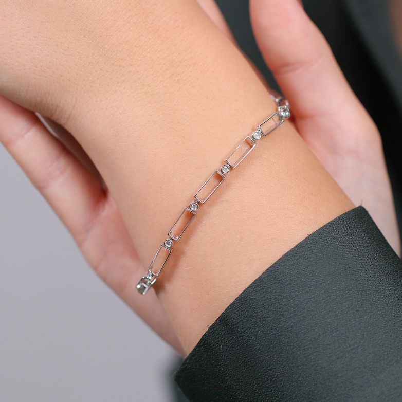 bracelet or gris diamant bracelet or gris diamant