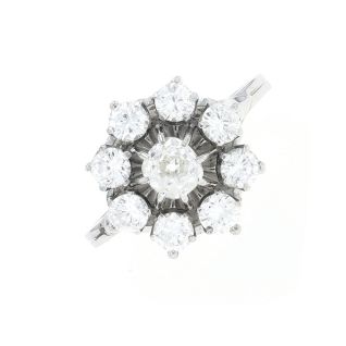 Bague or gris diamant (s)